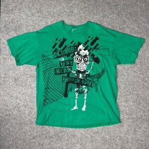Jeff Dunham Achmed The Dead Terrorist Graphic T-Shirt Green Mens XL Short Sleeve